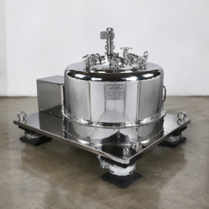 bottom discharge type centrifuge
